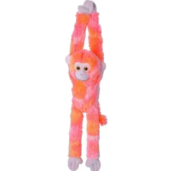 Wild Republic Hanging Monkey Multi Vibe Pink 20 Inch Store