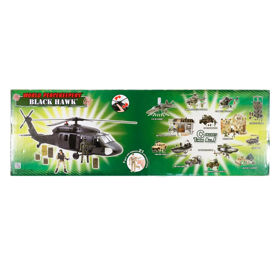 World Peacekeepers 1:18 Black Hawk Helicopter Sale