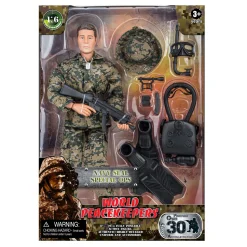 World Peacekeepers 1:6 Military Figure And Accessories Navy Seals (Special Ops) Cheap