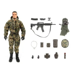 World Peacekeepers 1:6 Military Figure And Accessories Marine (NBC Specialist) Hot