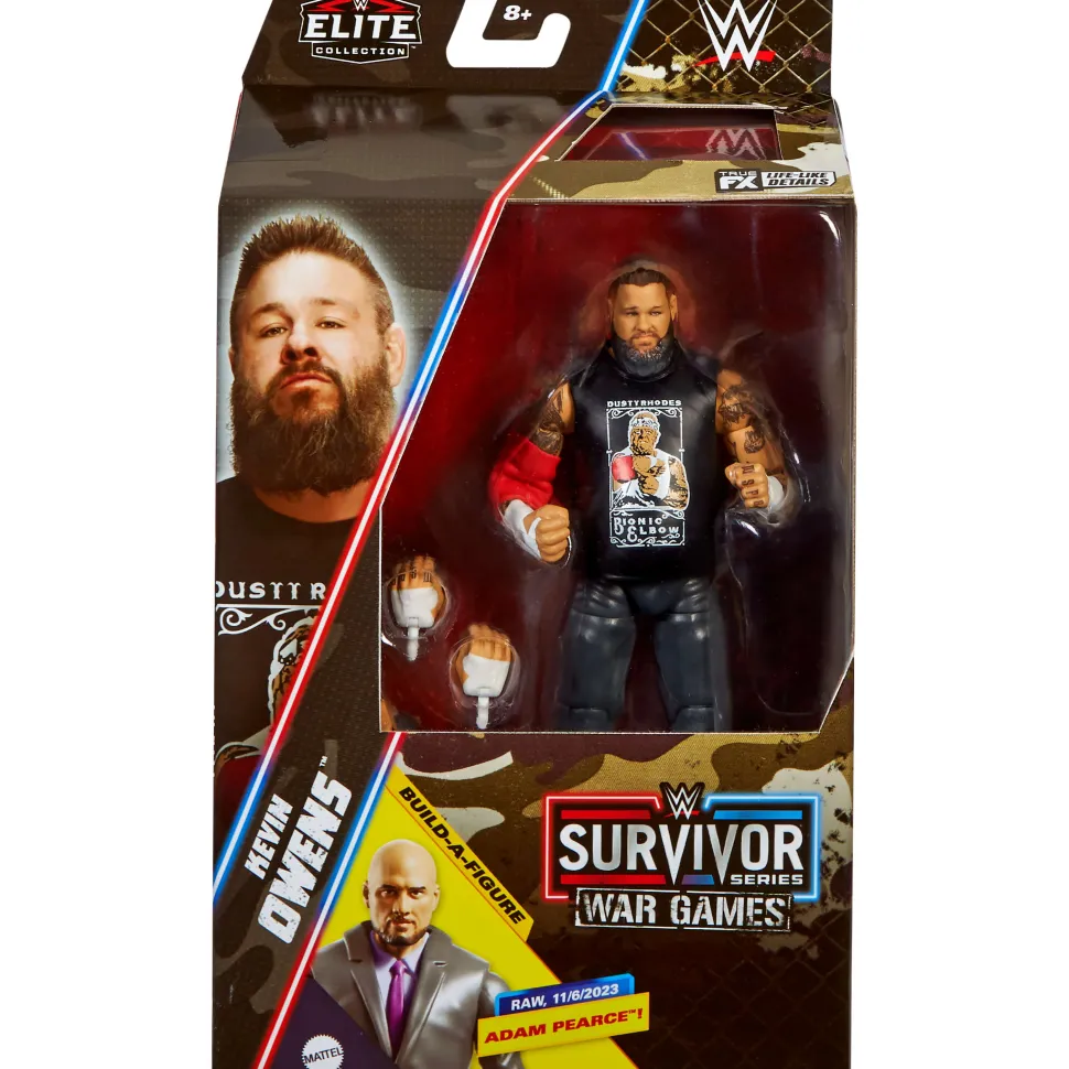 WWE Elite Collection Survivor Series Kevin Owens Action Figure Fashion