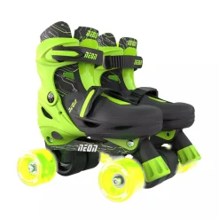 Yvolution Neon 2In1 Combo Skates Black Green Size 12-2 Best Sale