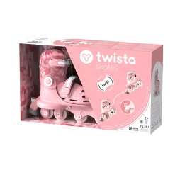 Yvolution Twista Skates Pink Size 7J - 11J Fashion