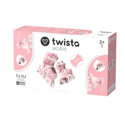 Yvolution Twista Skates Pink Size 7J - 11J Hot