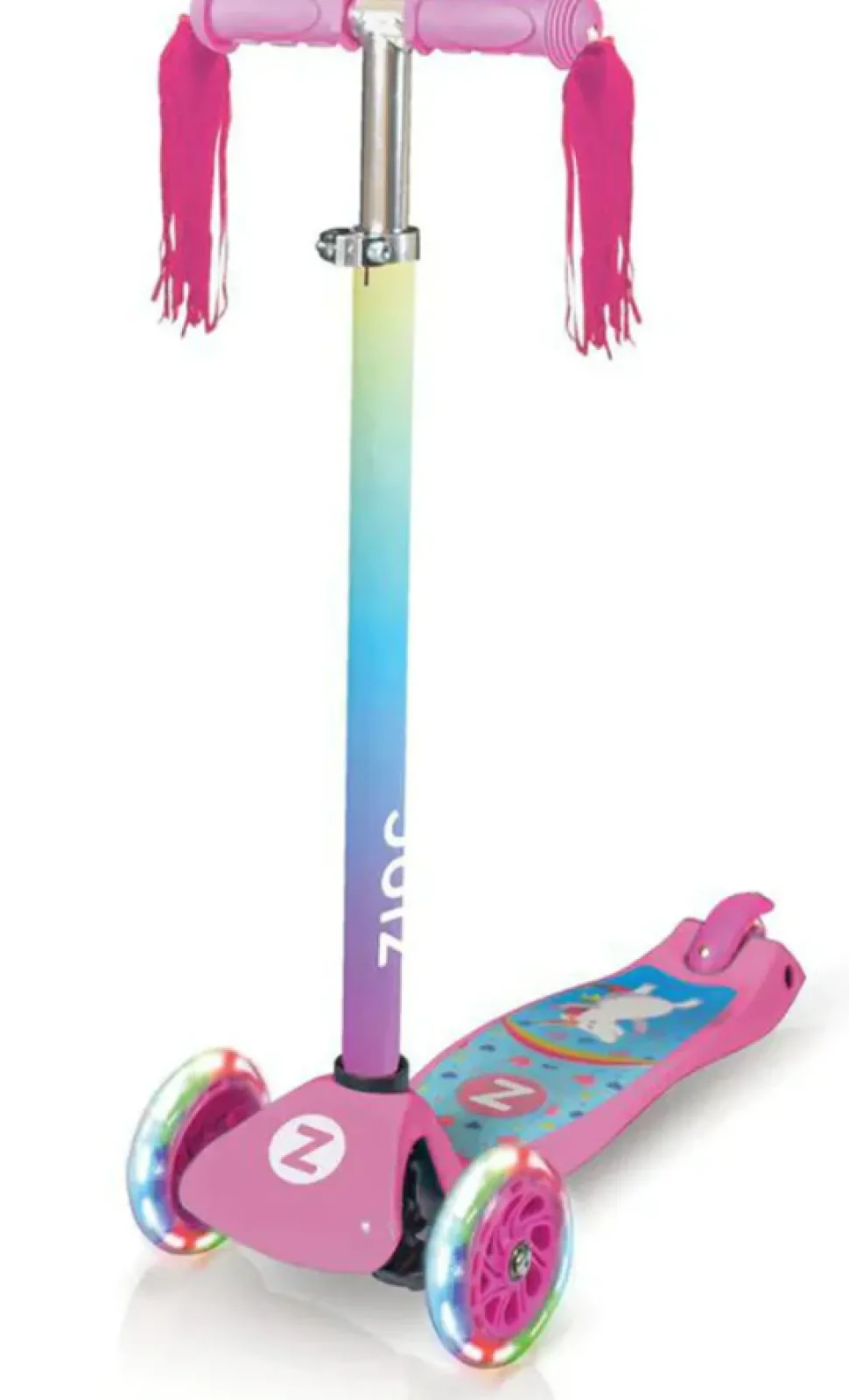 Zinc T-Motion 3 Wheel Scooter Unicorn Design Best Sale