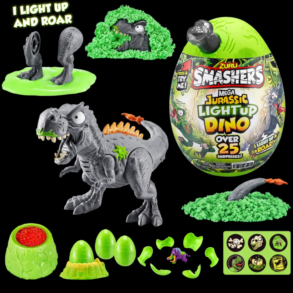 Zuru Smashers Mega Jurassic Light Up Dino Egg Cheap