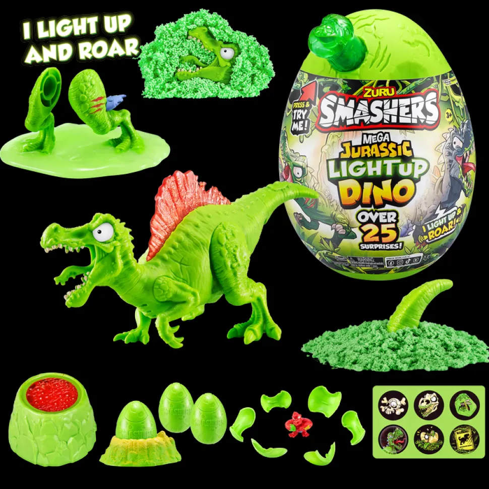 Zuru Smashers Mega Jurassic Light Up Dino Egg Cheap