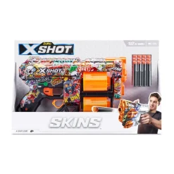 Zuru X-Shot ZURU X Shot Skins Dread Dart Blaster Sketch Cheap