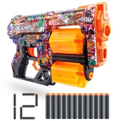 Zuru X-Shot ZURU X Shot Skins Dread Dart Blaster Sketch Cheap