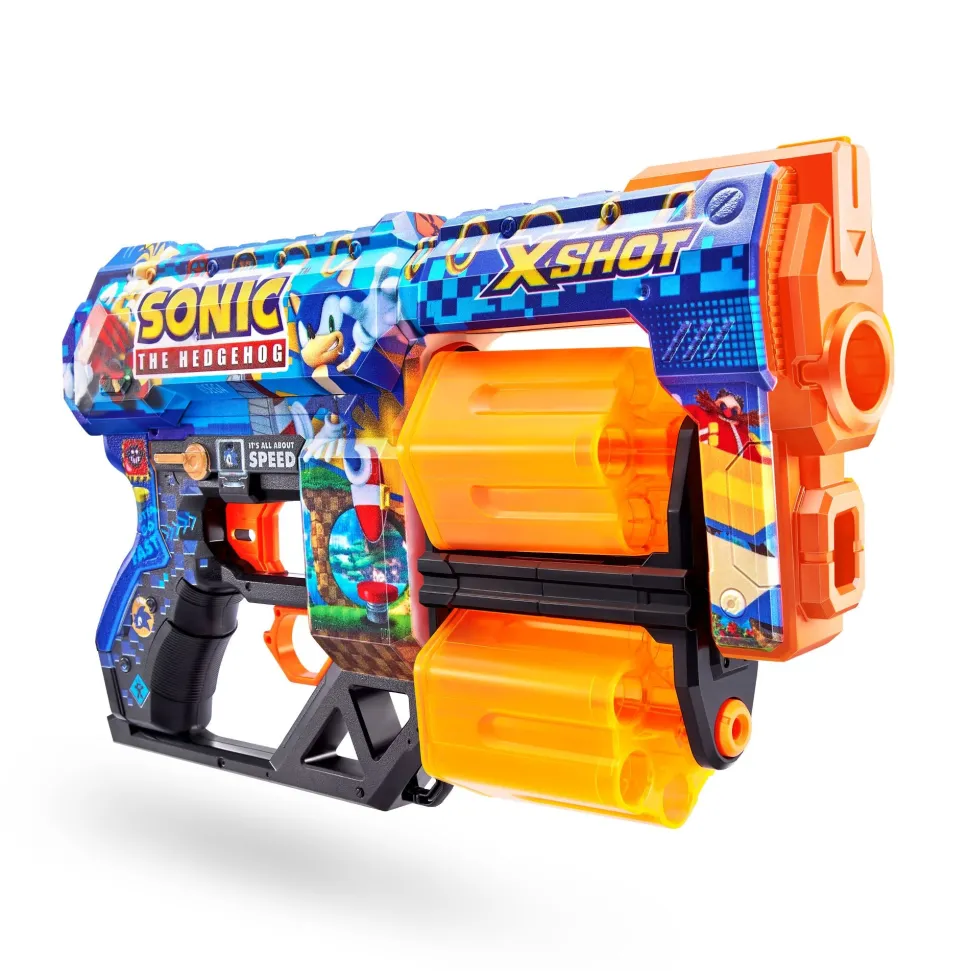 Zuru X-Shot ZURU X Shot Skins Dread Dart Blaster Sonic The Hedgehog Outlet