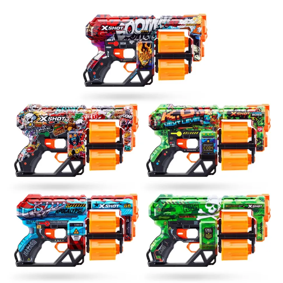 Zuru X-Shot ZURU X Shot Skins Dread Dart Blaster K.O. Flash Sale