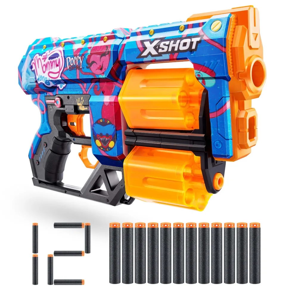 Zuru X-Shot ZURU X Shot Skins Dread Poppy Playtime Gametime Online