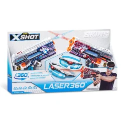 Zuru X-Shot ZURU X Shot Skins Laser 360ø New