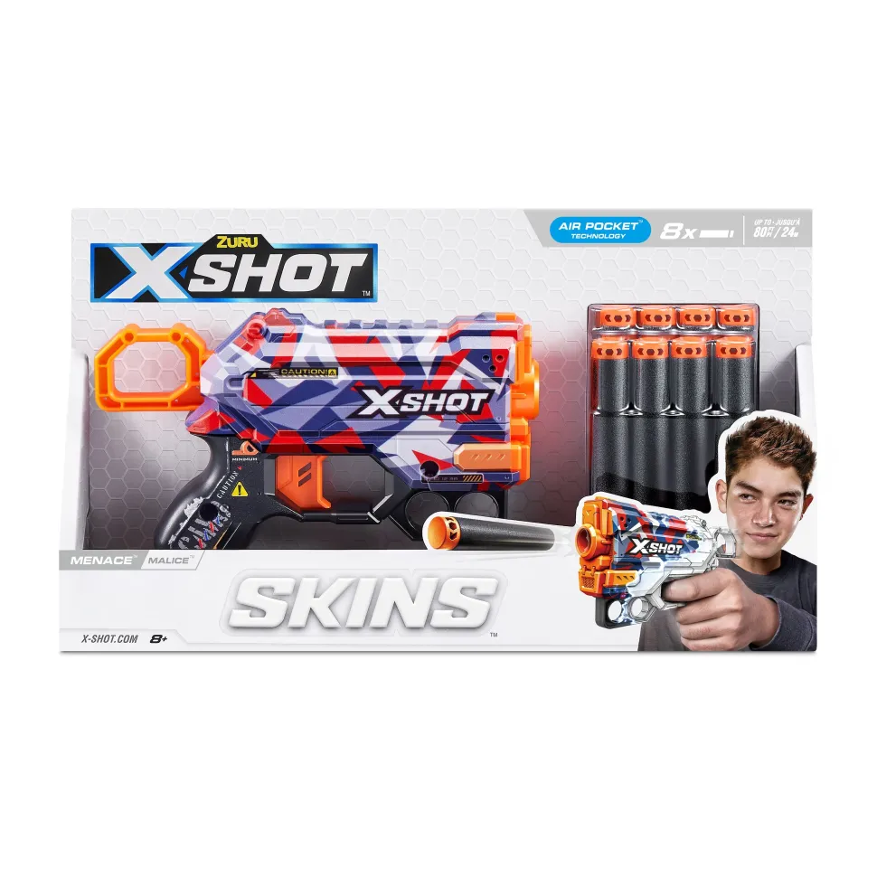 Zuru X-Shot ZURU X Shot Skins Menace Dart Blaster Malice Discount