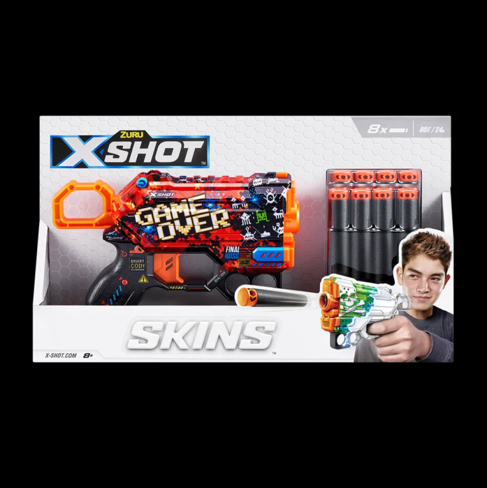 Zuru X-Shot ZURU X Shot Skins Menace Dart Blaster Game Over Best Sale
