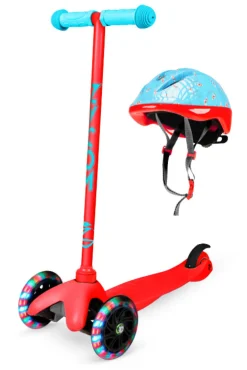 MADD Gear Zycom Zipper Scooter Helmet Combo Red / Black / Blue Best